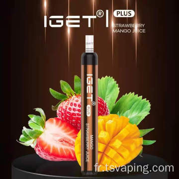 Iget plus iget vape 1200 bouffés en gros jetable